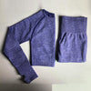 Vital seamless 2 piece yoga set workout clothes for women fitness gym clothing vital gym set long sleeve gym crop top
